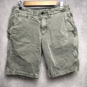 Lucky Brand Mens Shorts size 30 Gray Flat Front Pockets Vintage Fading